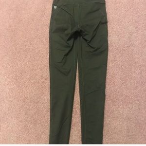 Army green fabletic leggings